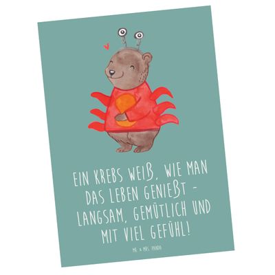 Mr. & Mrs. Panda Cancer Connoisseur Postcard – Gift with Emotional Depth