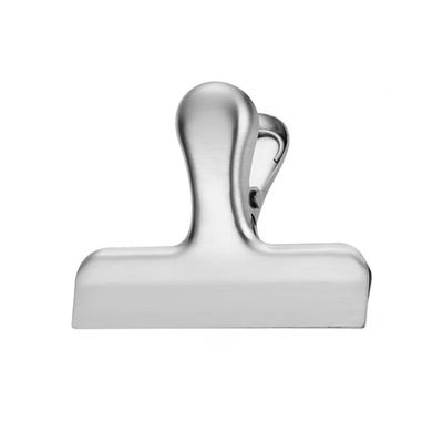 Blausky 8-Pack Stainless Steel Bulldog Clips, 7.8 x 6.3 cm, Silver