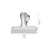 Blausky 8-Pack Stainless Steel Bulldog Clips, 7.8 x 6.3 cm, Silver view 2