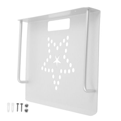 OKUMEYR Wall-Mounted Router Stand for NAS, Small Enclosures, and Set-Top Boxes