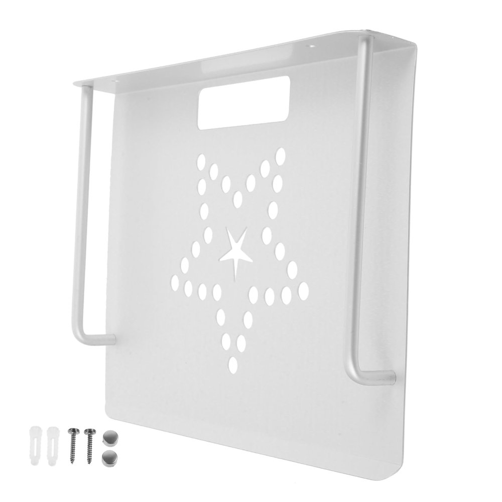 OKUMEYR Wall-Mounted Router Stand for NAS, Small Enclosures, and Set-Top Boxes