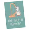 Mr. & Mrs. Panda Theremin Harmony Postcard – Electronic Music Greeting Card view 1