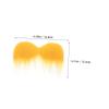 Cosplay Accessory Yellow Fiber Mustache, Reusable, 1 Set view 2