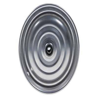 12 1/2-Inch Klaufix DDR Chrome Disc Wheel for Trailer or Handcart (1-Piece)