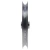 12 1/2-Inch Klaufix DDR Chrome Disc Wheel for Trailer or Handcart (1-Piece) view 3