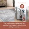 nuLOOM SplashGuard Machine-Washable Area Rug, 2.4 x 3.4 m, Spill-Resistant, Non-Slip, Stain-Resistant, Si-Beige view 2