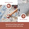 nuLOOM SplashGuard Machine-Washable Area Rug, 2.4 x 3.4 m, Spill-Resistant, Non-Slip, Stain-Resistant, Si-Beige view 3