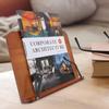 TEHAUX Adjustable Bamboo Book Stand for Different Book Sizes view 4