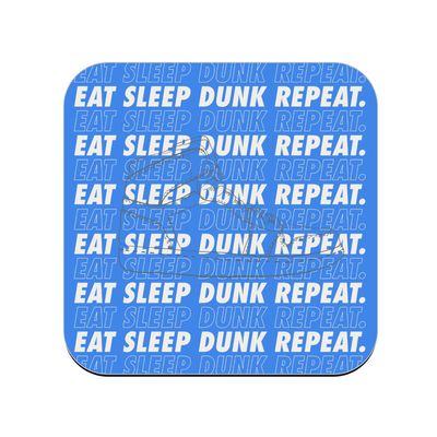 Wooden Coaster Eat Sleep Dunk Repeat Sneakerhead Collection Shoes Hobby Kicks 1 Unit (95 x 95 mm)