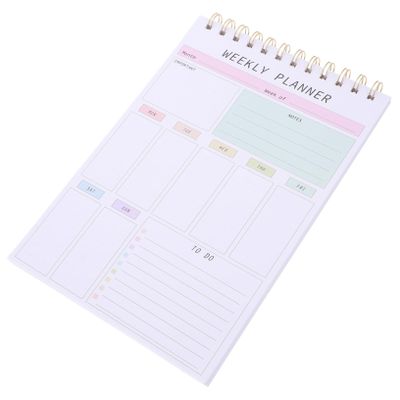 FRCOLOR A5 Weekly Planner with Steel Spiral Binding, 104 Pages