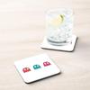 Wooden Coasters, Pixel Ghost Video Game Characters, 6-Piece Set view 3