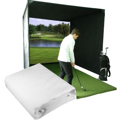 DPQYJPP Golf Simulator Impact Screen, Thick, Durable, Padded, Sound-Dampening HD Projection Screen, 3 × 2 m