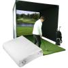 DPQYJPP Golf Simulator Impact Screen, Thick, Durable, Padded, Sound-Dampening HD Projection Screen, 3 × 2 m view 1
