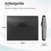 Brencco A4 Document Folder with 12 Compartments and Labels, Black view 2