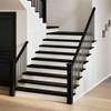 vidaXL 16-Piece Solid Oak Stair Treads, Dark Brown, 120x30x2 cm view 2