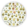 Avocado-Pattern Christmas Tree Skirt, Printed Polyester with Tassels, 36 in. view 1
