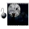 Eslifey Night Darkness Fantasy Shower Curtain Set with 10 Hooks, Washable, 60 x 72.4 in view 1