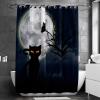 Eslifey Night Darkness Fantasy Shower Curtain Set with 10 Hooks, Washable, 60 x 72.4 in view 2