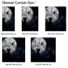 Eslifey Night Darkness Fantasy Shower Curtain Set with 10 Hooks, Washable, 60 x 72.4 in view 4