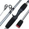 WANGBINGXING 5-Section Spinning Fishing Rod, Ultralight Carbon Fiber, Travel Freshwater Fishing Pole (Yellow) view 1