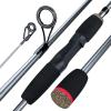 WANGBINGXING 5-Section Spinning Fishing Rod, Ultralight Carbon Fiber, Travel Freshwater Fishing Pole (Yellow) view 2