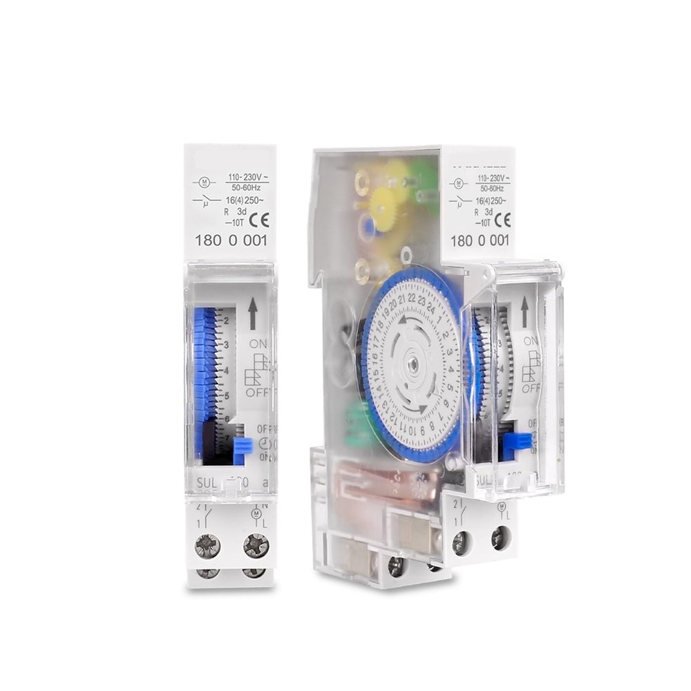 PQYSMVVG SUL180A 16A 24-Hour Mechanical DIN-Rail Timer