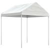 Furniture Select Gazebo with Roof, White, 13.38 x 2.28 x 2.69 m, Polyethylene view 2