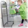 20/25/30/35-Tier Mobile Metal Art Drying Rack with Wheels view 2