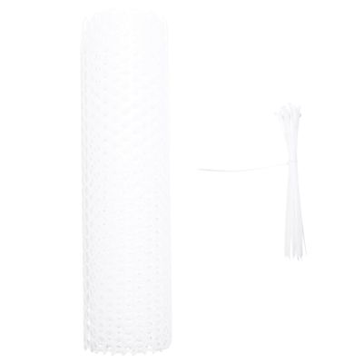 Wouueso Reusable Plastic Chicken Wire, Lightweight, Durable, Hexagonal, for DIY Home Garden Projects