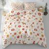 Christmas Reindeer and Snowman Duvet Cover Set 200 x 220 cm view 1