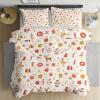 Christmas Reindeer and Snowman Duvet Cover Set 200 x 220 cm view 2