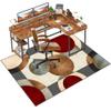 Fzamudng Office Chair Mat 120 x 160 cm, Floor Protection Mat for Hardwood, Laminate and Carpet view 1
