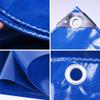 YANFEILI Blue PVC Tarp with Grommets, 2 x 5.5 m, 520 g/m² view 2