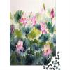 Lotus 1000-Piece Puzzle for Adults, Unique Artwork, 75 × 50 cm view 1