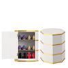 360° Rotating Metal Shoe Cabinet, 3-Tier, 35 cm view 1