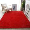 XUEDNGM Shaggy Area Rug, 180 x 320 cm, Non-Slip, Washable, Red view 1