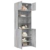LXYZWRW Furniture Select Storage Cabinet, Sonoma Gray, 80 x 42.5 x 225 cm, Engineered Wood view 3