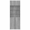 LXYZWRW Furniture Select Storage Cabinet, Sonoma Gray, 80 x 42.5 x 225 cm, Engineered Wood view 4