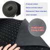 Gray Coin-Textured Rubber Floor Mat, 2 x 2 ft view 2