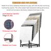 Movable Floor Tile Display Stand with Wheels, 12-Tier, 50 cm view 3