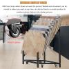 Movable Floor Tile Display Stand with Wheels, 12-Tier, 50 cm view 4
