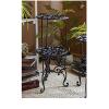 Vintage Cast-Iron Plant Stand, Rustic Metal Pot Holder view 1