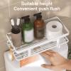 Carbon Steel Over-the-Toilet Bathroom Shelf, No Drilling Required view 4
