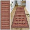 ZAJENKUB 50 x 140 cm Red Vintage Runner Rug, Non-Slip, Washable view 1