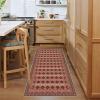ZAJENKUB 50 x 140 cm Red Vintage Runner Rug, Non-Slip, Washable view 2
