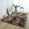 XUEDNGM Shaggy Area Rug 200 x 250 cm, Modern Soft Non-Slip Rug, Easy-Care, Washable, Brown view 1