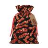 Plaid Pattern Drawstring Christmas Gift Bags view 2