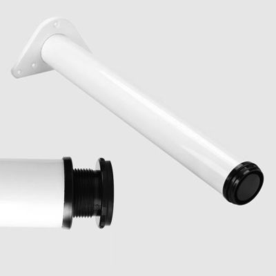 ACRaBoss Modern Industrial Aluminum Alloy Table Legs, Adjustable, White, 130 cm (51.2 in)