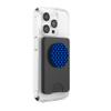Sky Deep Polka Dot Blue Round Points Retro Pattern PopSockets PopWallet for MagSafe view 4