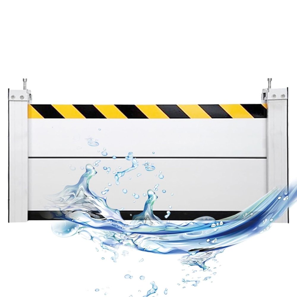 Aluminum Flood Barrier Door, 190 × 60 cm